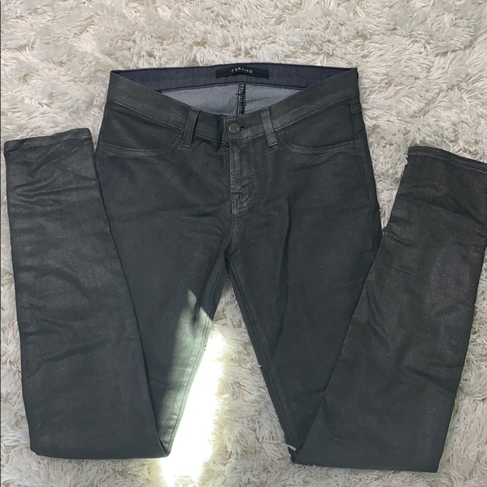 J Brans super skinny coated jeans size 26